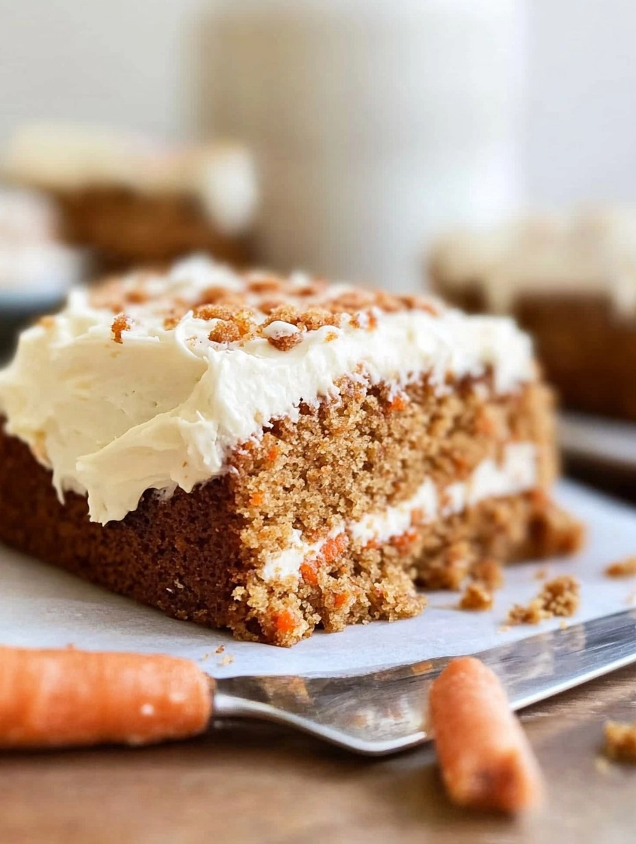 Carrot Cake Sheet Cake with Thick Cream Cheese Frosting