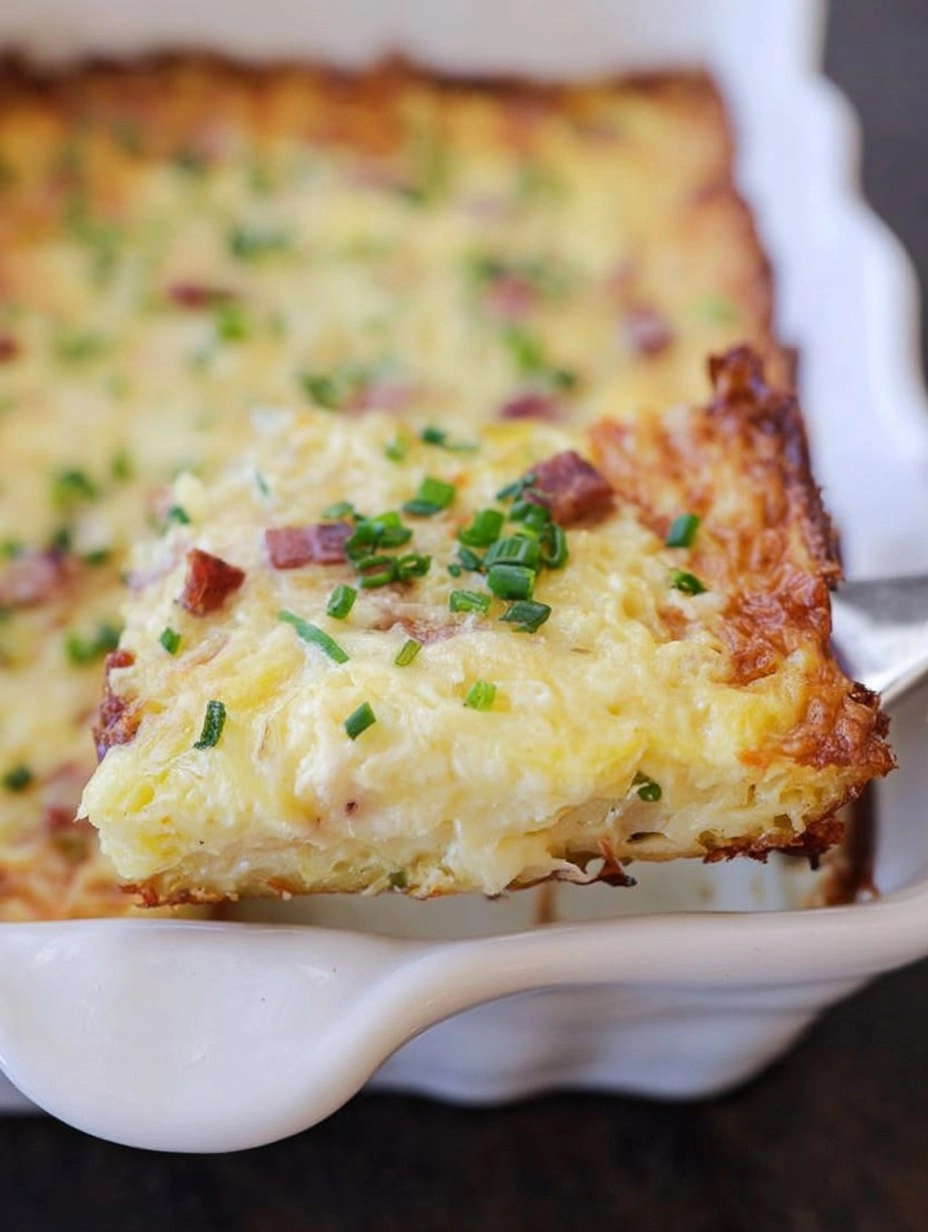 Cheesy Hash Brown Egg Bake (Crowd-Pleasing Easter Brunch Casserole) 101 Cheesy Hash Brown Egg Bake (Crowd-Pleasing Easter Brunch Casserole)