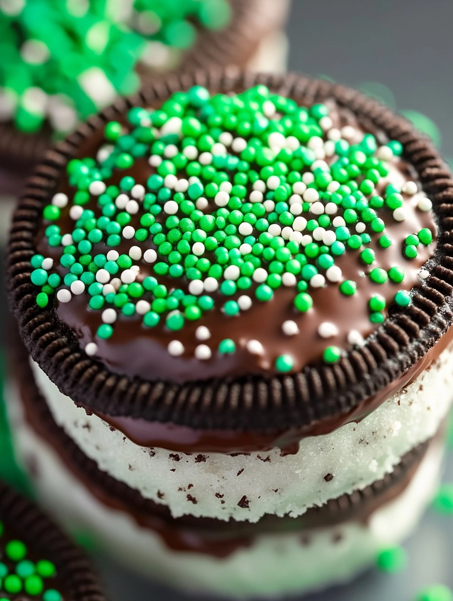 Chocolate Dipped Oreos with Sprinkles