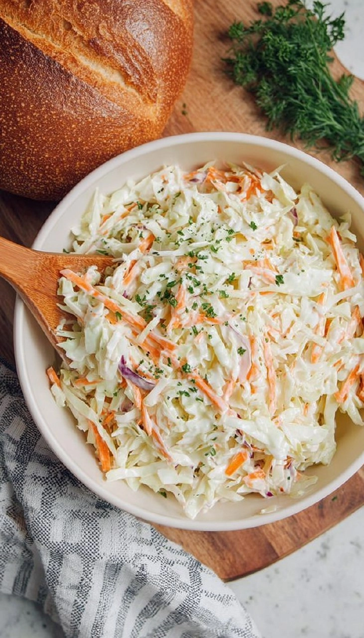 Classic Creamy Coleslaw (Better Than Deli-Style)