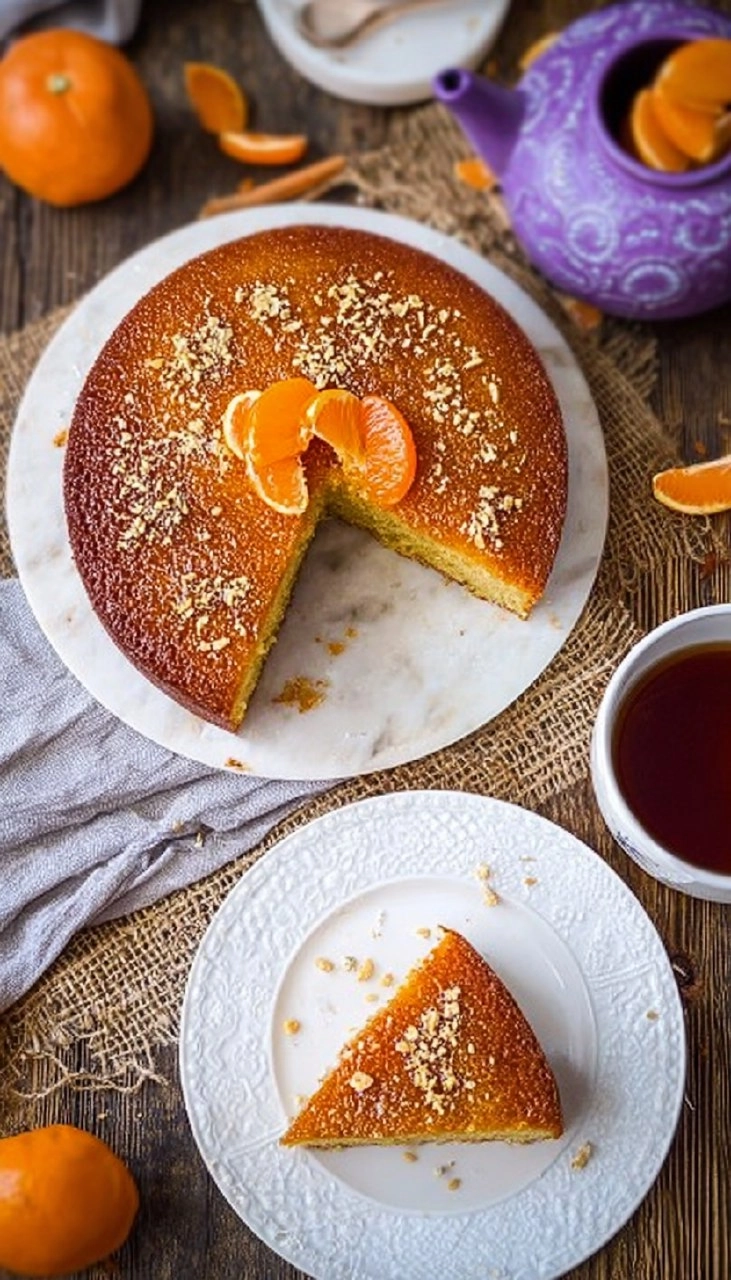 Clementine & Almond Flour Tea Cake (Naturally Gluten-Free)
