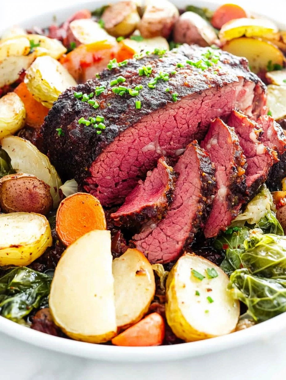 Corned Beef & Cabbage Sheet-Pan Dinner (No Boiling Pot Required) 96 Corned Beef & Cabbage Sheet-Pan Dinner (No Boiling Pot Required)