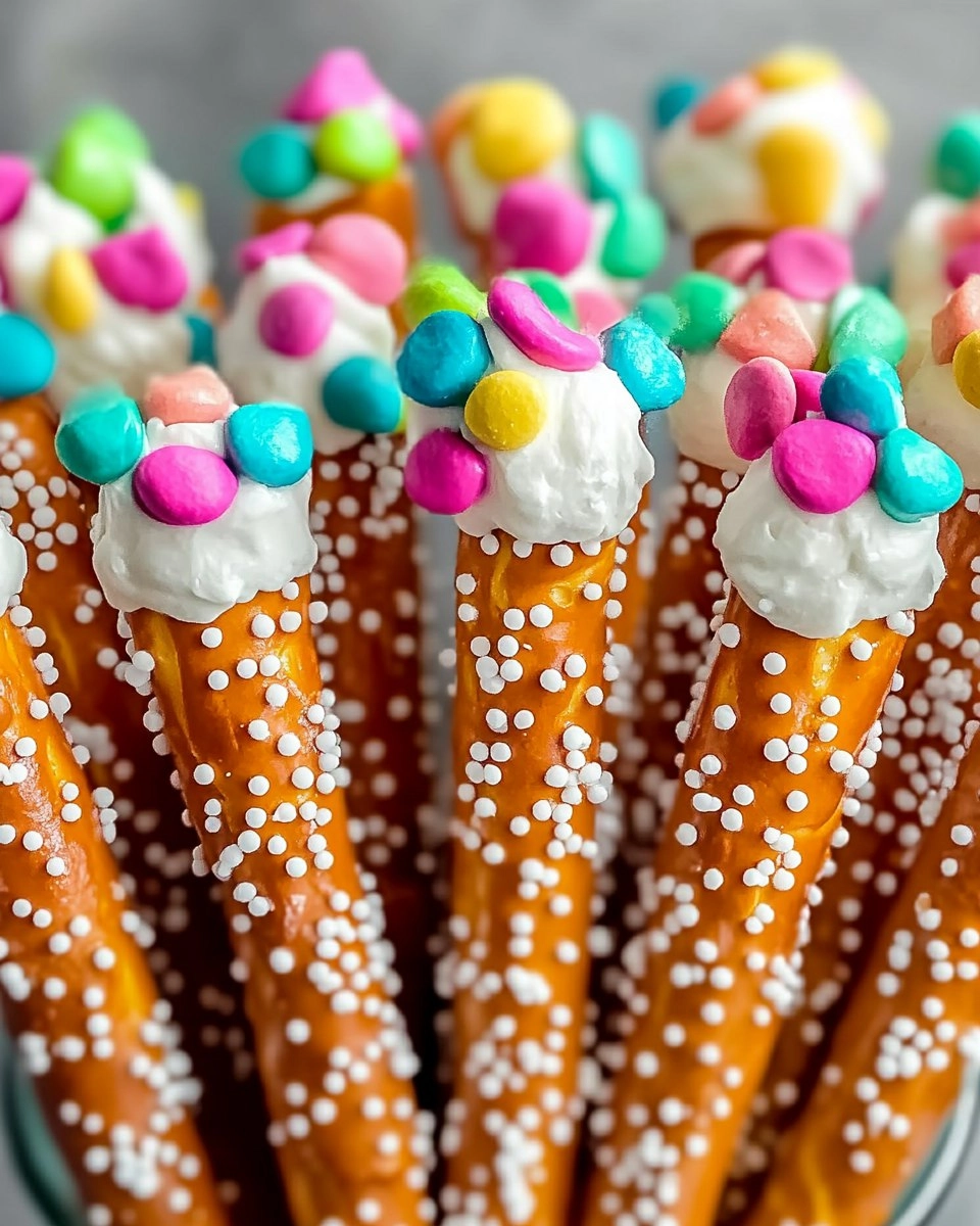 Dr. Seuss Truffula Tree Pretzel Rods to Delight Kids!