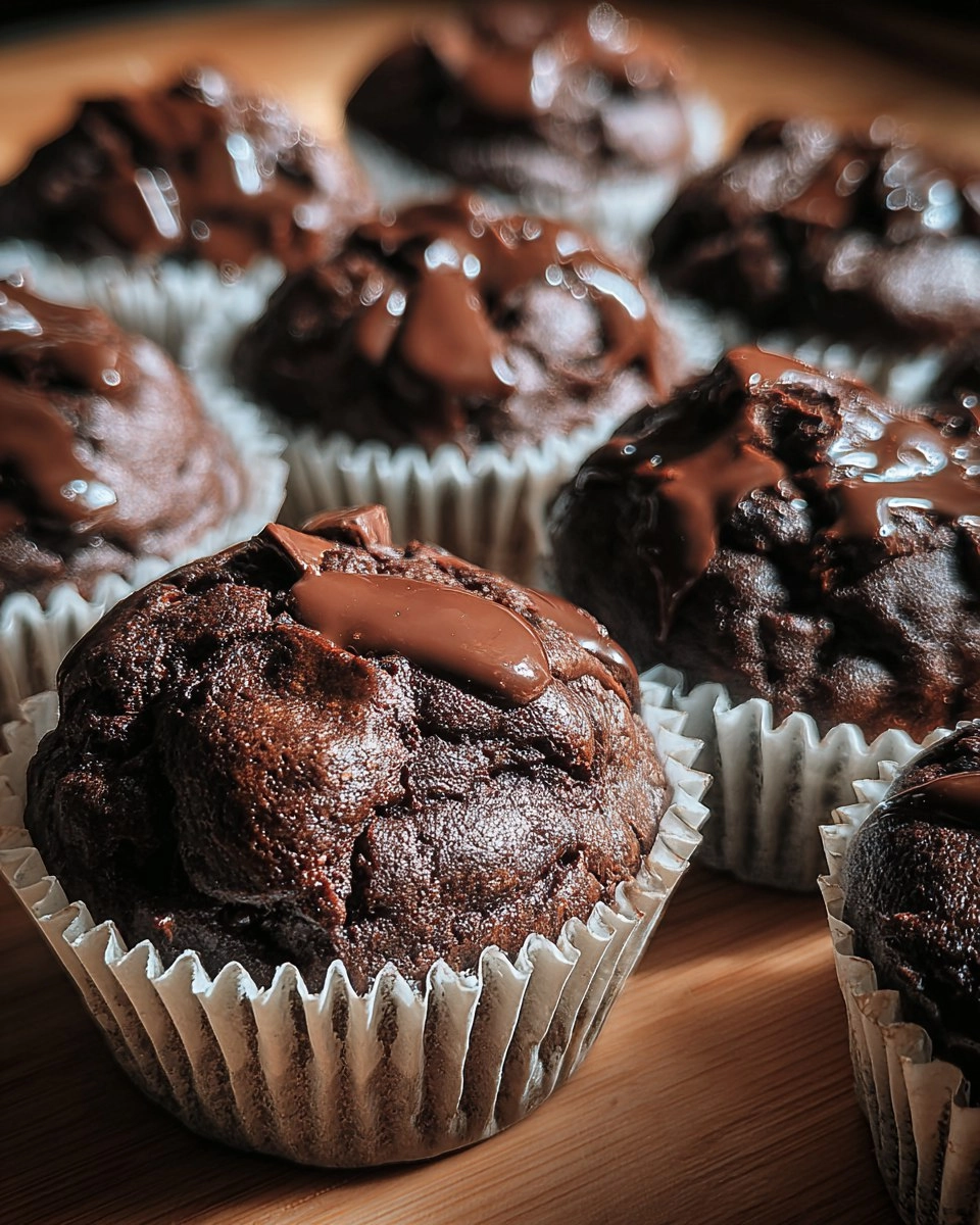 Easy Double Chocolate Muffins
