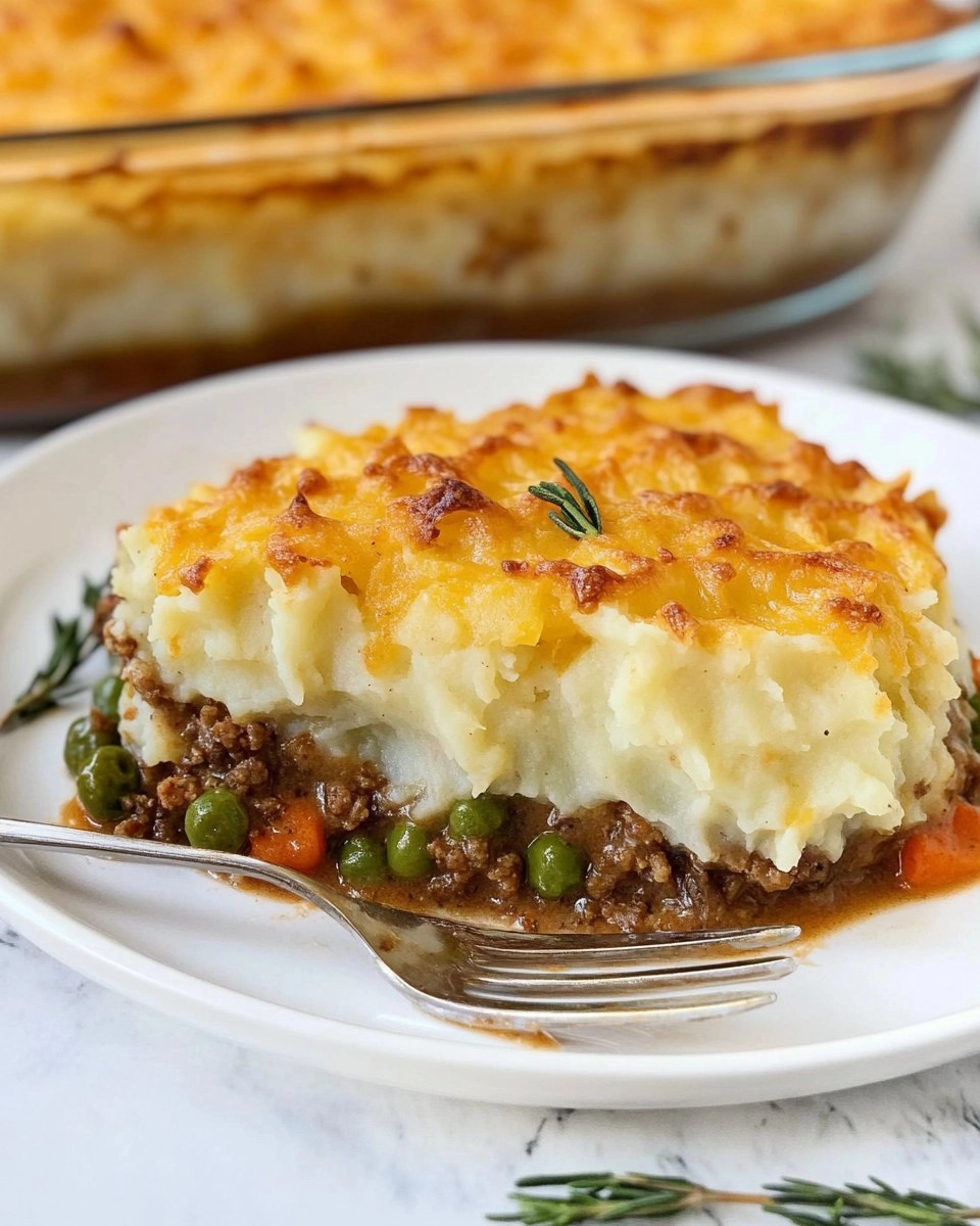 Easy Shepherd’s Pie with Cheesy Mashed Potato Topping 155 Easy Shepherd’s Pie with Cheesy Mashed Potato Topping