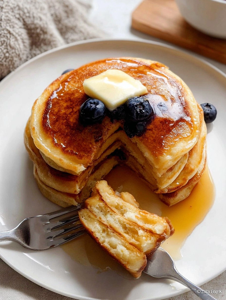 Fluffy Buttermilk Pancakes (Base Recipe for Any Topping)