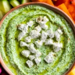 Green-Goddess-Yogurt-Dip-with-Veggie-Platter-Recipe