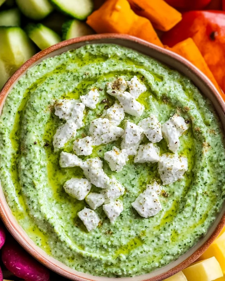 Green-Goddess-Yogurt-Dip-with-Veggie-Platter-Recipe