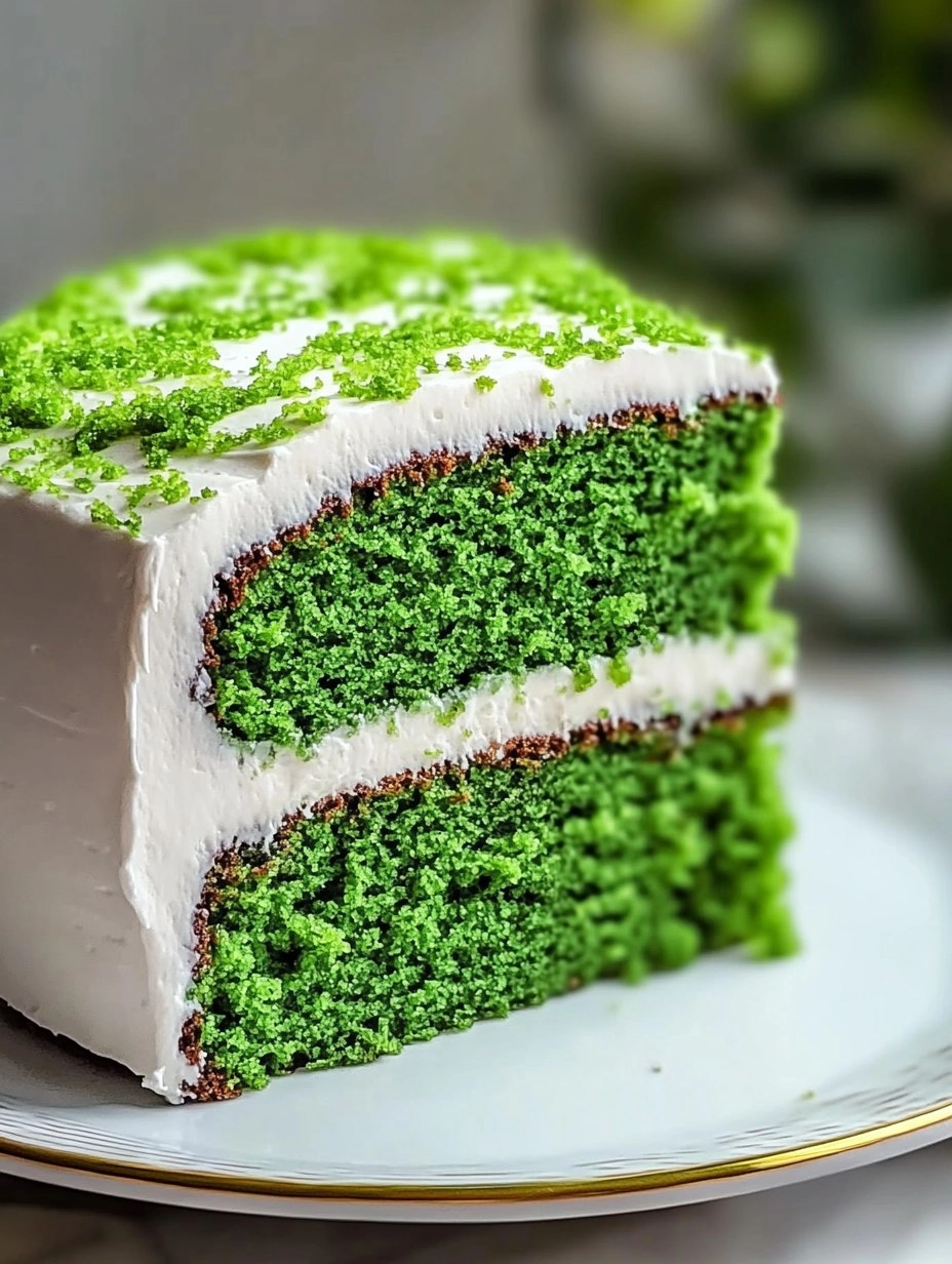 Green Velvet Cake