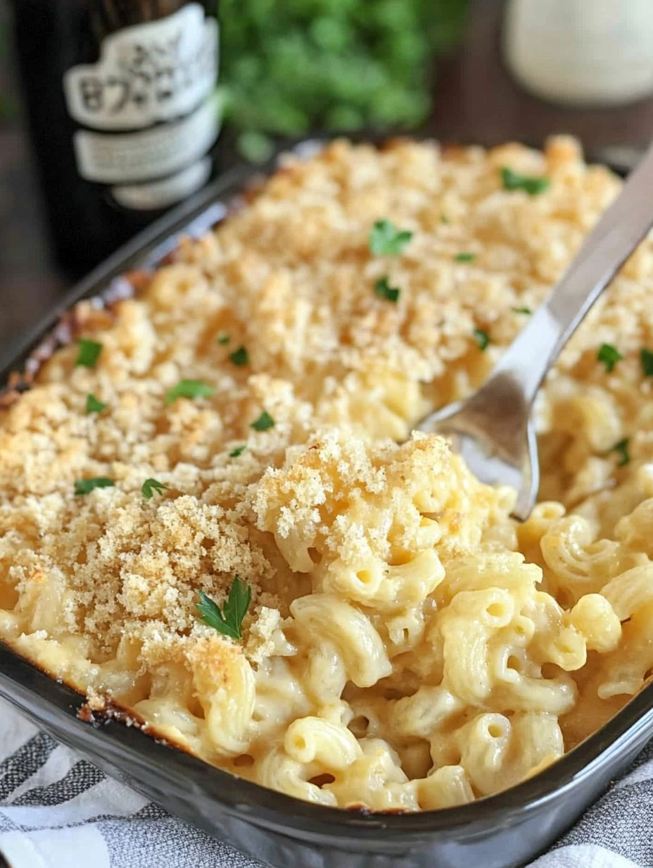 Irish Cheddar & Stout Mac and Cheese Bake 111 Irish Cheddar & Stout Mac and Cheese Bake