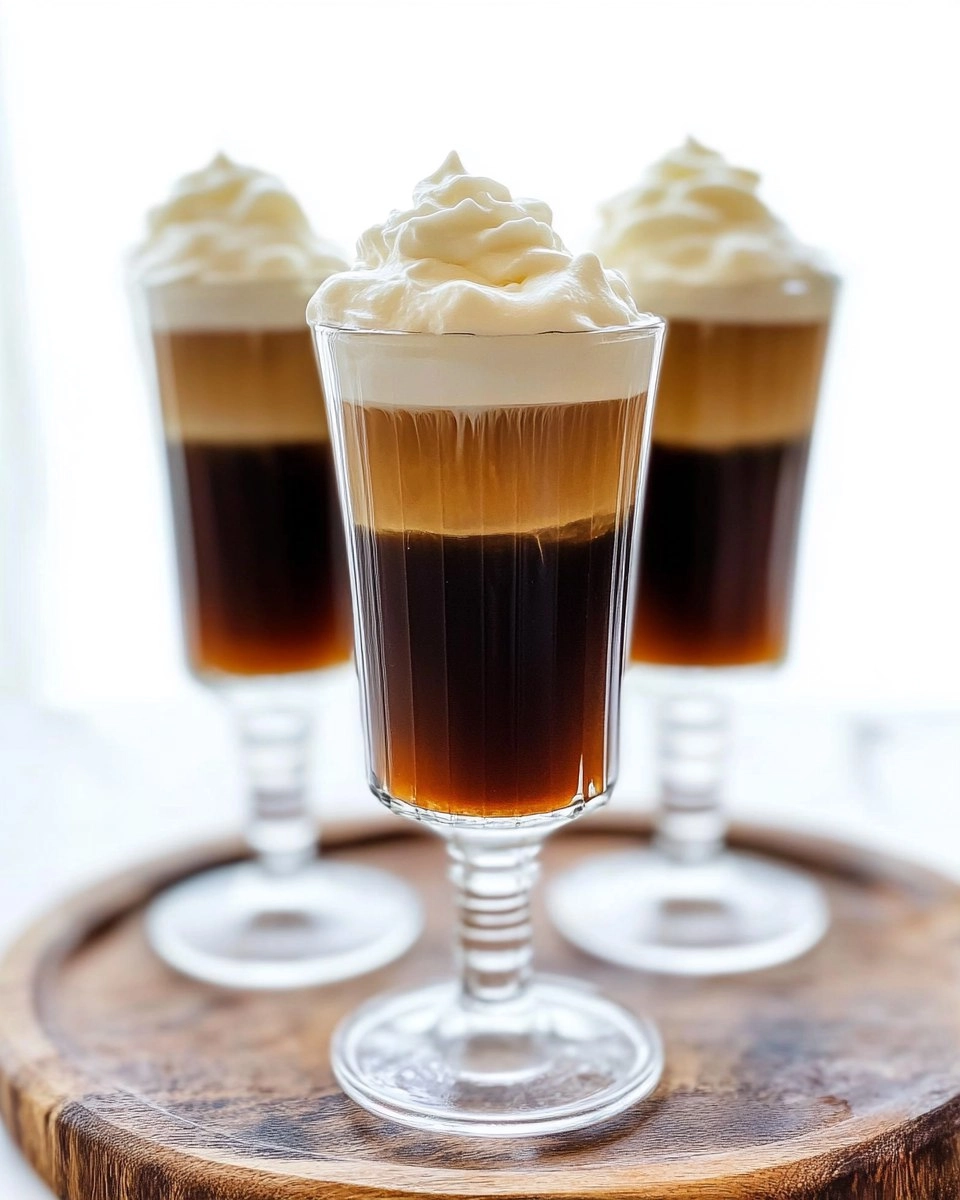 Irish Coffee with Whipped Cream (Hot or Iced Version)