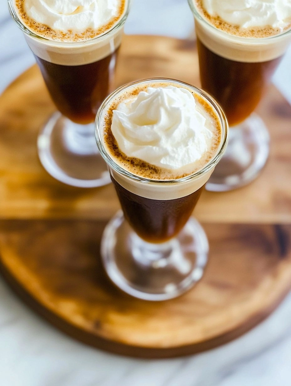 Irish Coffee with Whipped Cream (Hot or Iced Version)