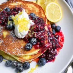 Lemon-Ricotta-Pancakes-with-Warm-Berry-Compote-Recipe