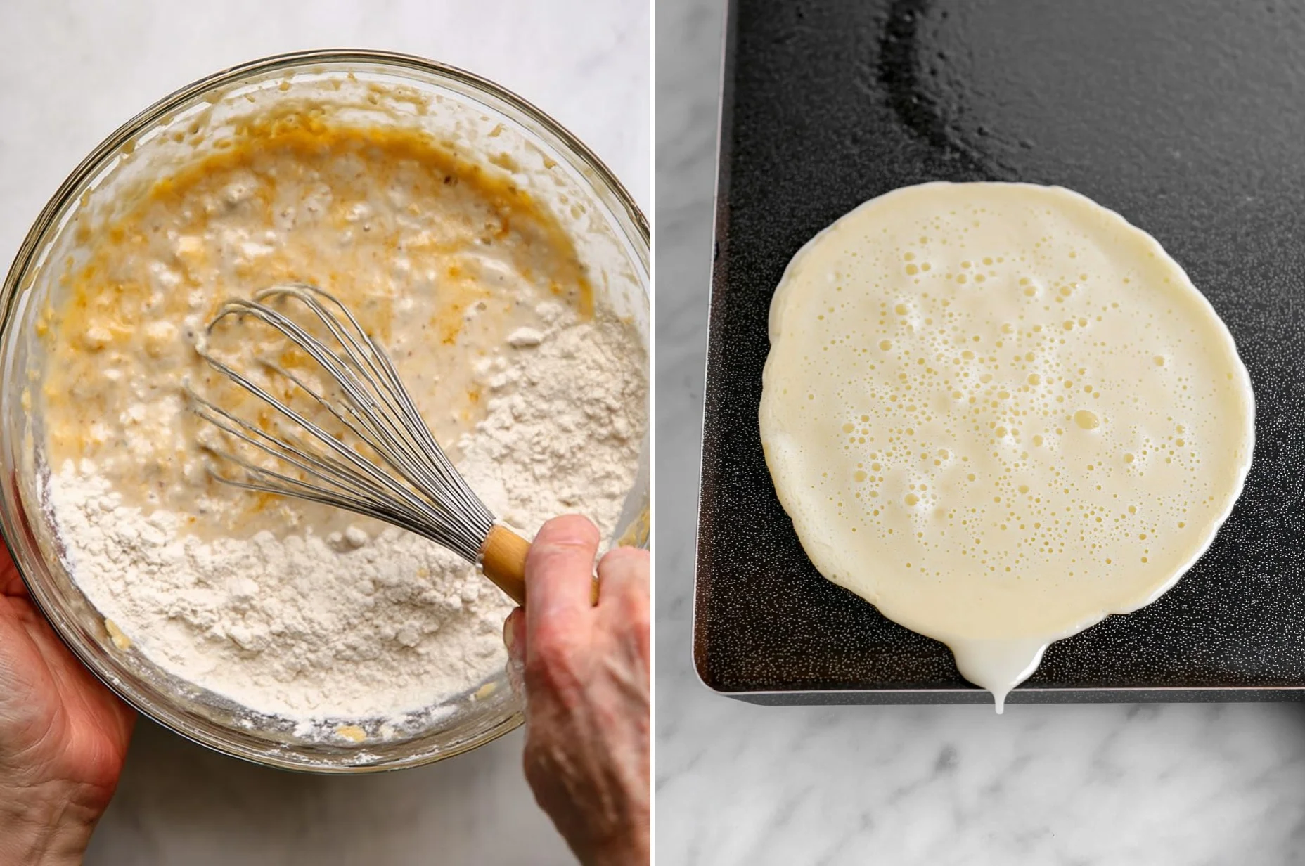 Lemon Ricotta Pancakes with Warm Berry Compote