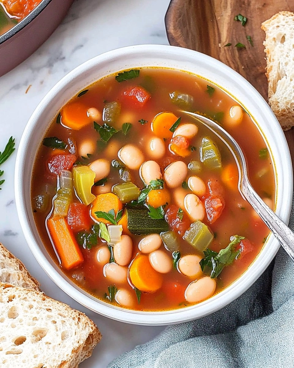 Minestrone Soup | Easy Vegetable and Bean Soup