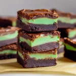 Mint-Chocolate-Brownies-Easy-St-Patricks-Day-Fudgy-Brownies-Recipe