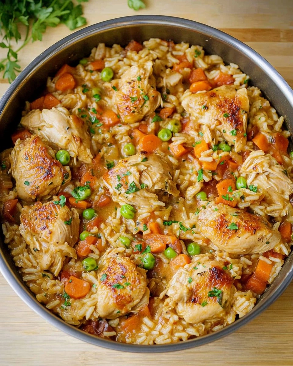 One Pot Chicken and Rice | Creamy Comfort Meal