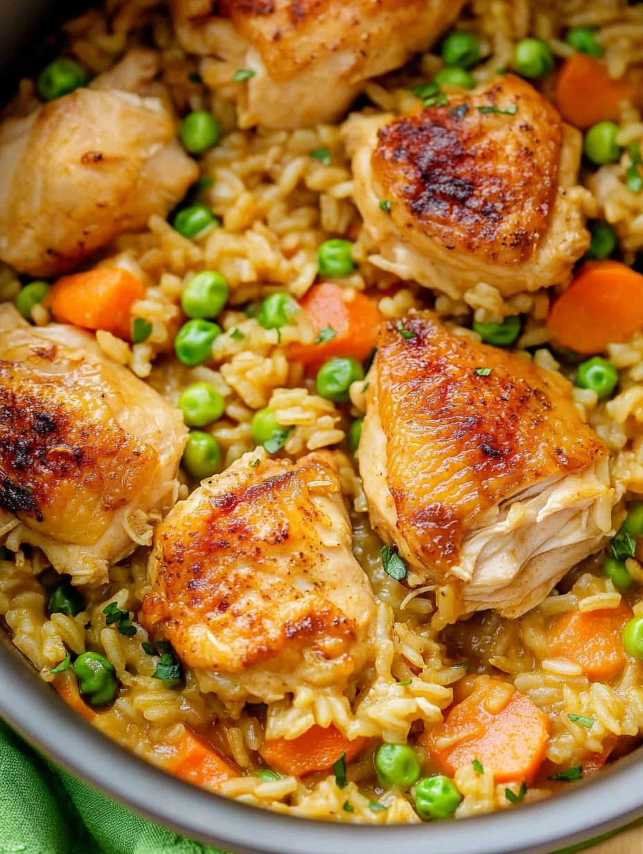 One Pot Chicken and Rice | Creamy Comfort Meal