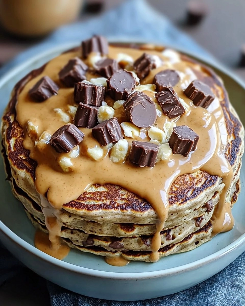Peanut Butter Cup Protein Pancake Bowl