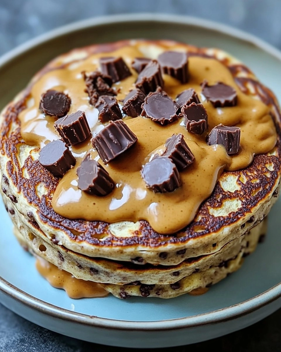 Peanut Butter Cup Protein Pancake Bowl