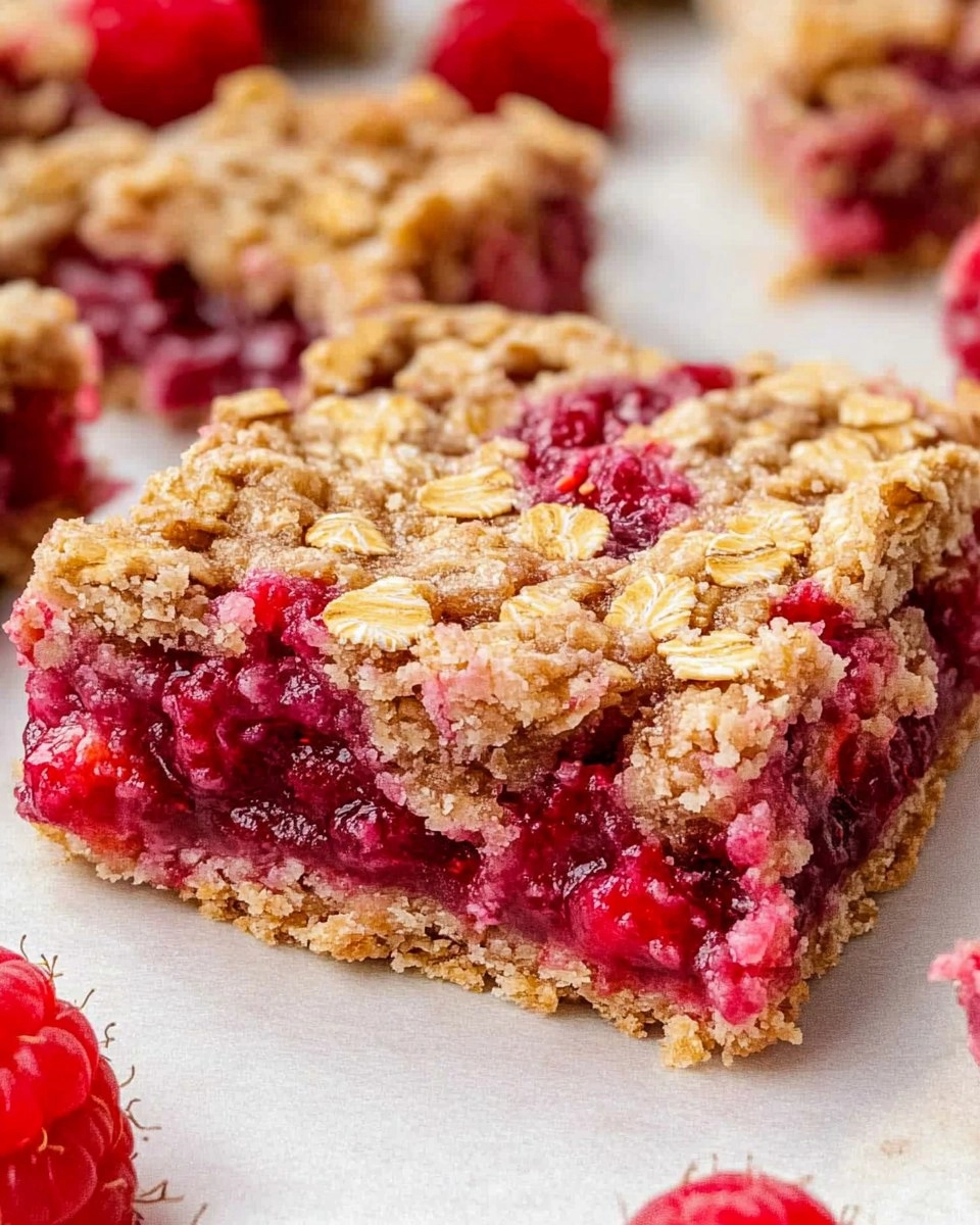 Raspberry Oat Bars 122 Raspberry Oat Bars