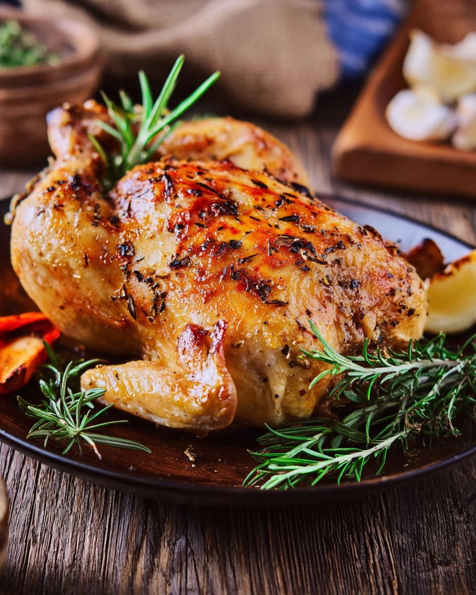 Roasted Garlic & Herb Whole Chicken (Sunday Dinner) 115 Roasted Garlic & Herb Whole Chicken (Sunday Dinner)