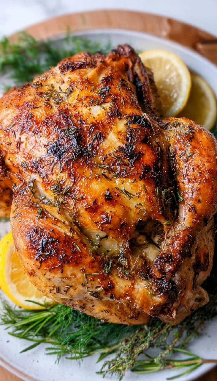 Roasted Garlic & Herb Whole Chicken (Sunday Dinner) 117 Roasted Garlic & Herb Whole Chicken (Sunday Dinner)