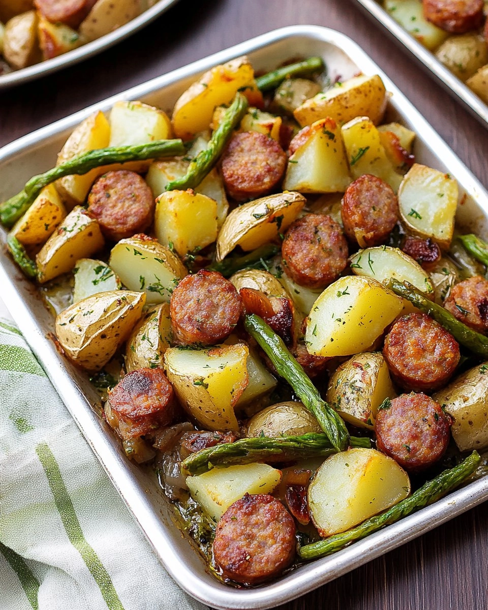Sausage and Potato Sheet Pan Dinner | Easy One-Pan Meal