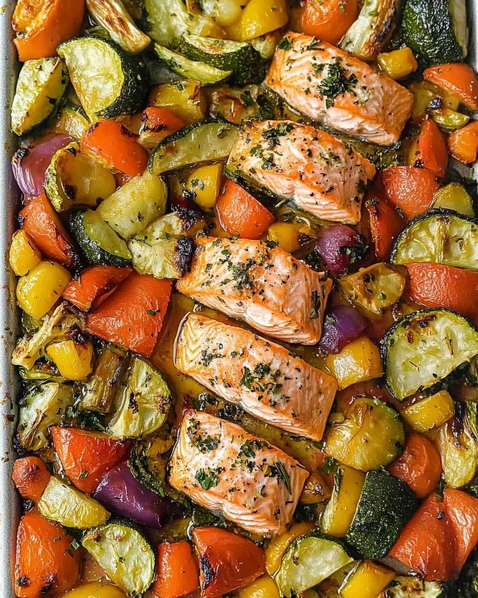 Sheet Pan Salmon | Baked Salmon with Roasted Vegetables 115 Sheet Pan Salmon | Baked Salmon with Roasted Vegetables