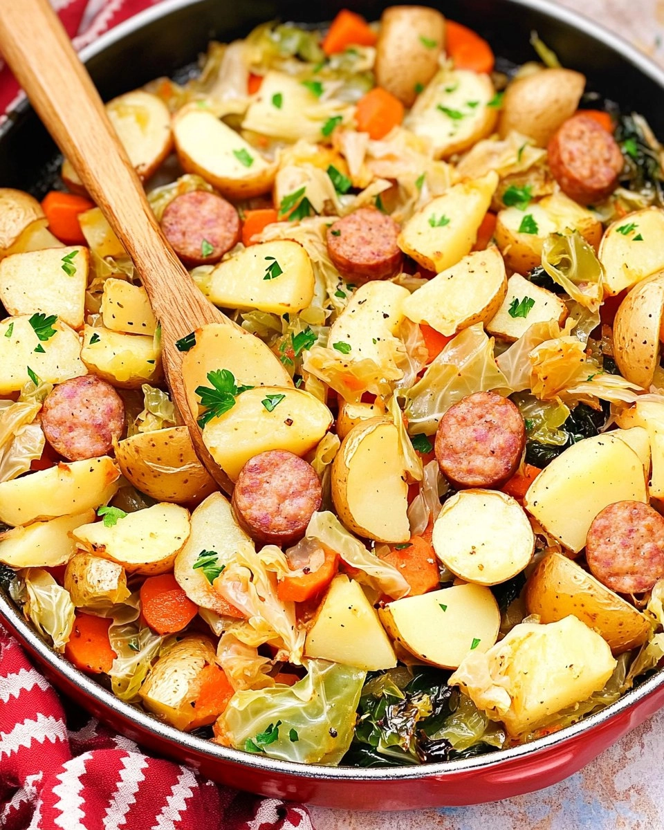 Sheet-Pan Sausage, Cabbage & Potatoes (Easy Weeknight Dinner)