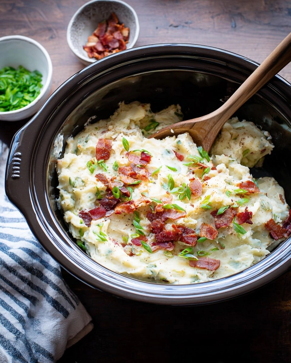 Slow Cooker Colcannon Potatoes | Easy Crockpot Dinner 
