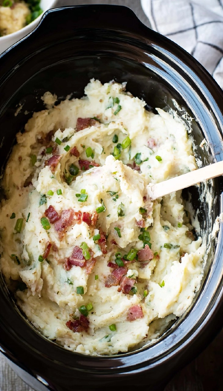Slow Cooker Colcannon Potatoes | Easy Crockpot Dinner 