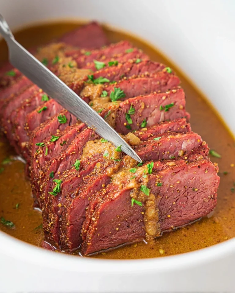 Slow-Cooker-Maple-Mustard-Corned-Beef-Recipe