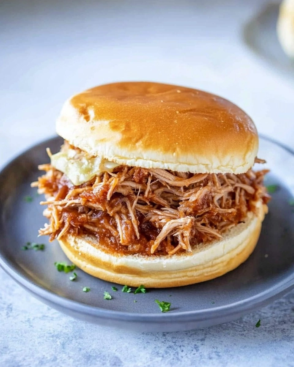 Slow Cooker Pulled Pork | Tender Shredded Pork Sandwiches