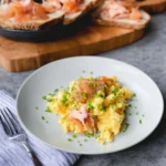 Soft-Scrambled-Eggs-with-Smoked-Salmon-Chives-Toast-or-Bagel-Recipe