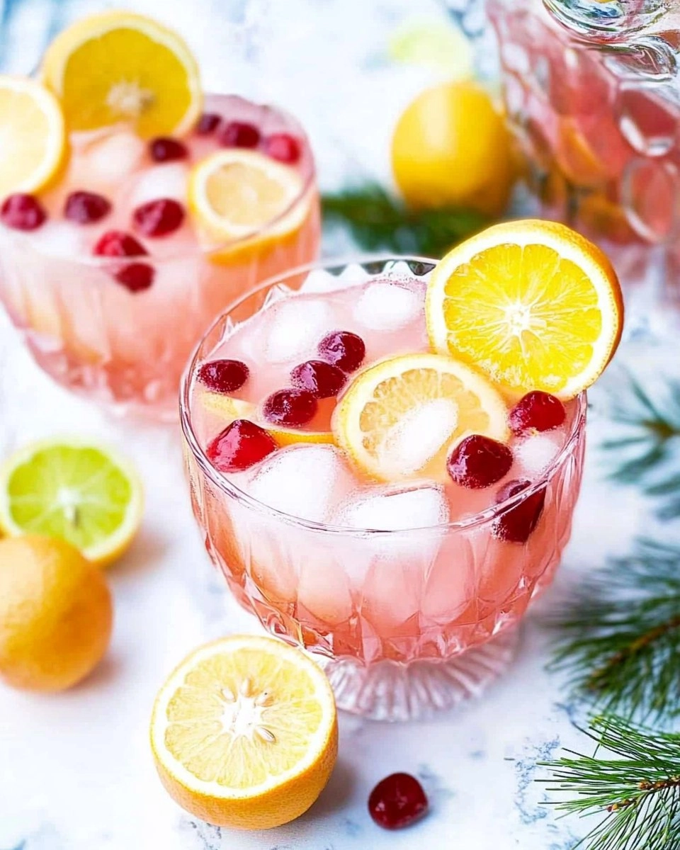 Sparkling Spring Citrus Punch with Oranges & Lemons