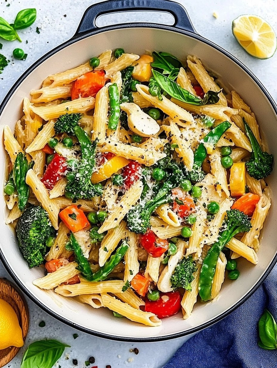 Spring Pasta Primavera | Fresh Vegetable Pasta with Light Sauce 146 Spring Pasta Primavera | Fresh Vegetable Pasta with Light Sauce