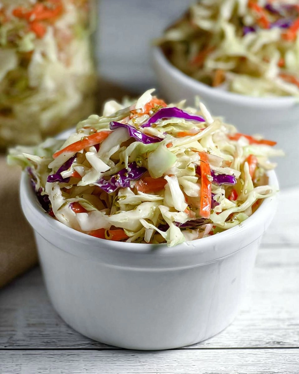 Tangy Vinegar Coleslaw (No Mayo, Summer-Ready)