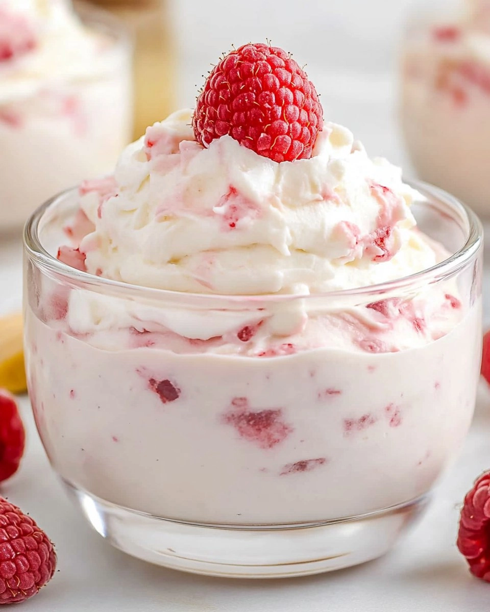 White Chocolate Raspberry Mousse
