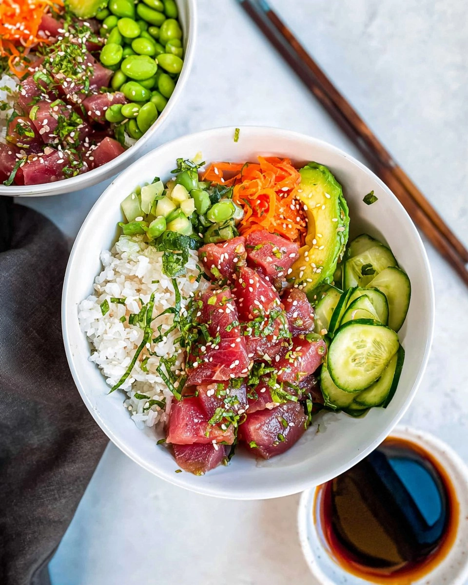 Ahi Tuna Poke Bowls