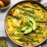Asparagus-Frittata-with-Goat-Cheese-Sweet-Potatoes-Recipe