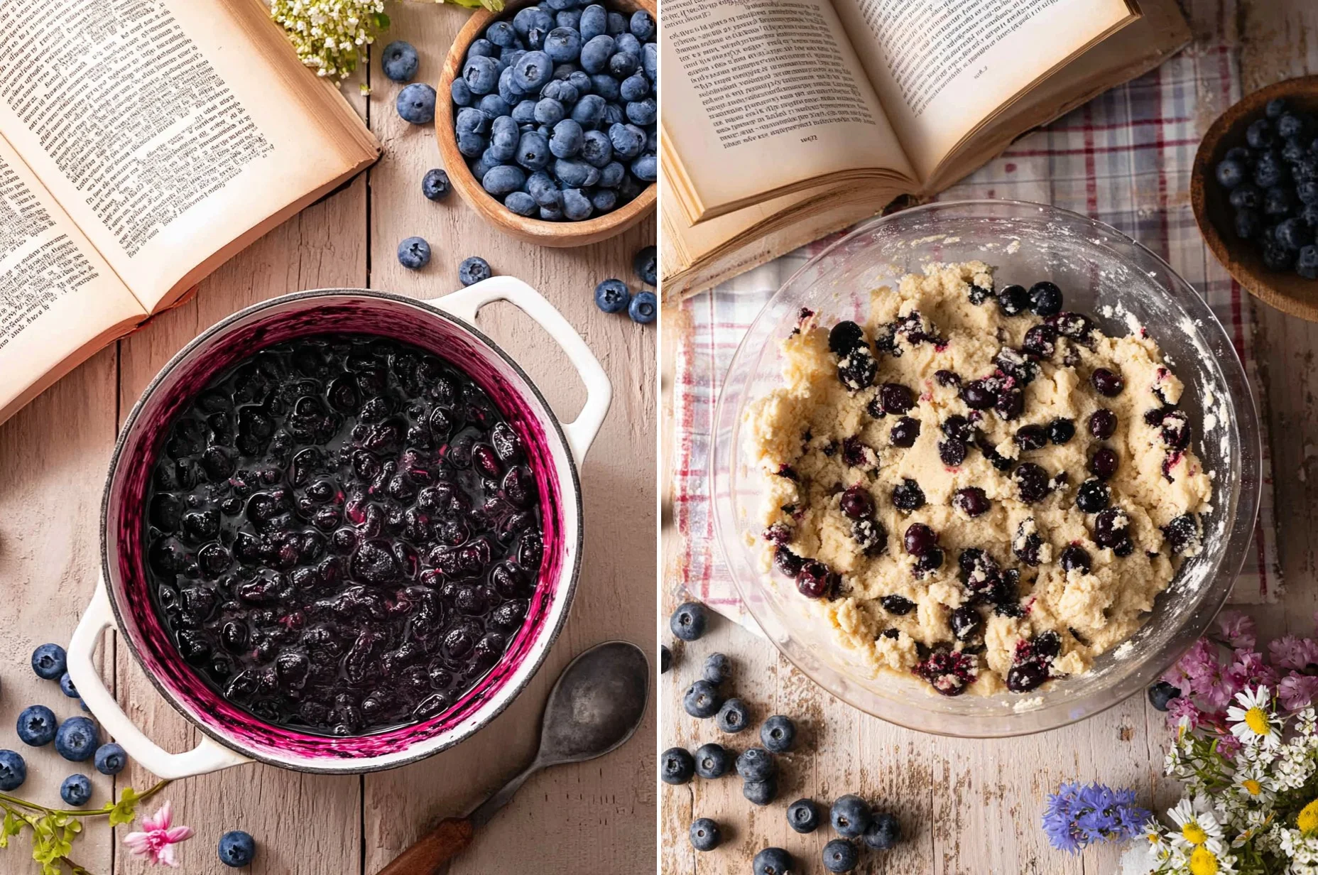 Blueberry Coffee Cake Cookies