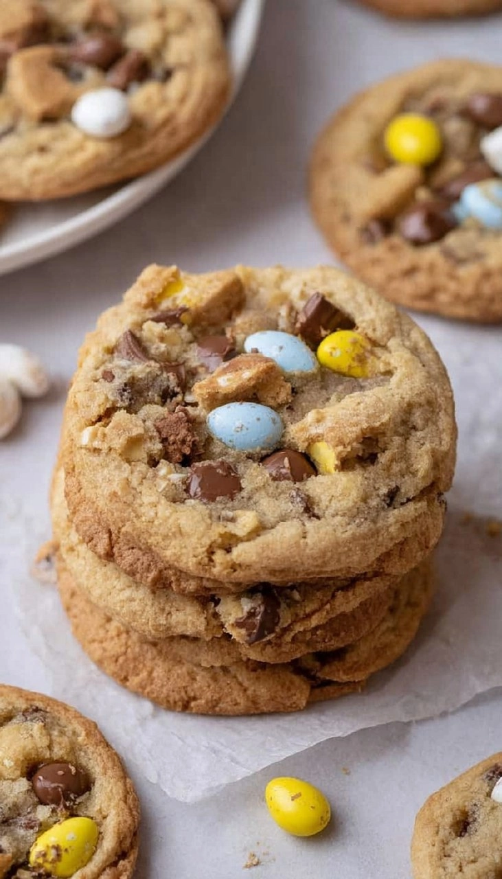 Brown Butter Cadbury Mini Egg Cookies