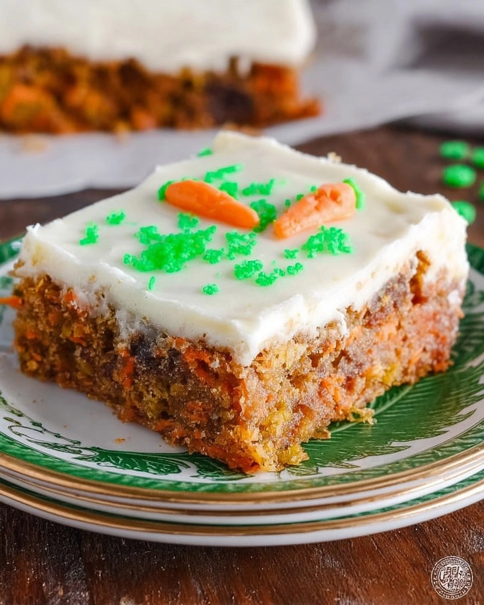 Carrot Cake Bars with Cream Cheese Frosting