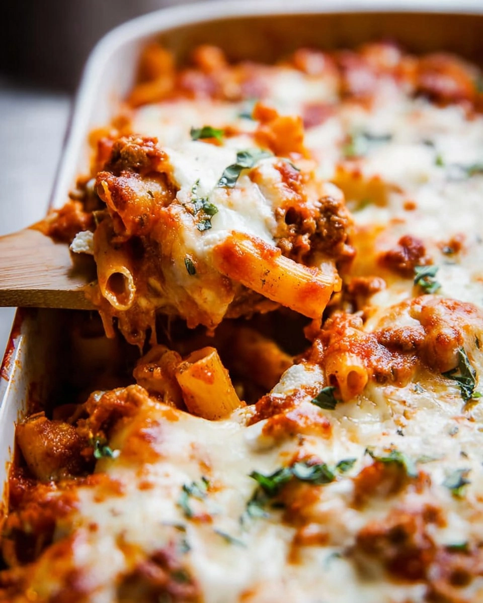 Cheesy Baked Ziti | Easy Weeknight Pasta Bake with Ricotta & Mozzarella
