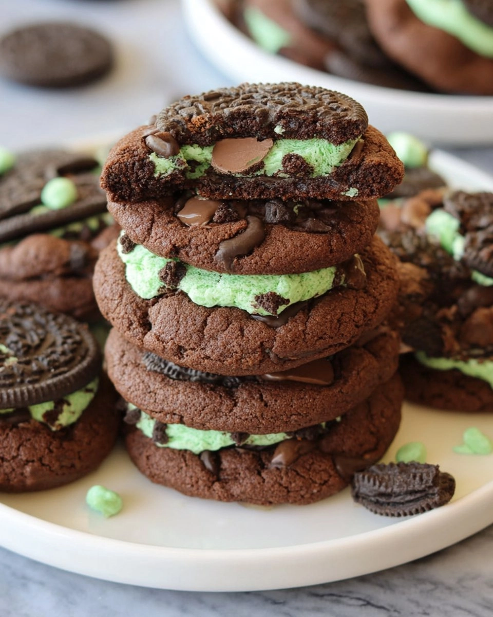Chocolate Mint Oreo Cookies