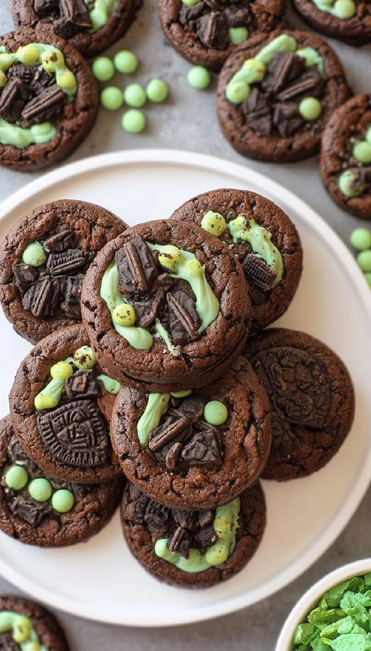 Chocolate Mint Oreo Cookies