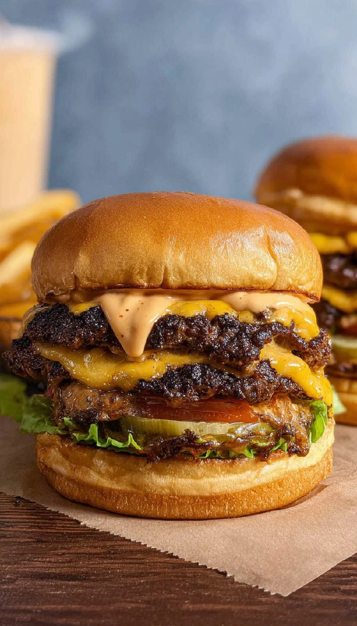 Classic Smash Burgers | Double Patty with Crispy Edges & Special Sauce