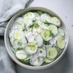 Creamy Cucumber Salad with Sour Cream & Dill 66 Creamy-Cucumber-Salad-with-Sour-Cream-Dill-Recipe