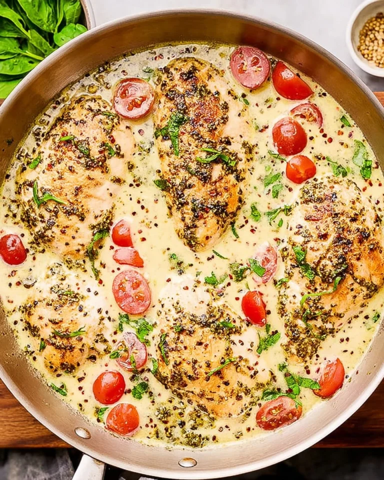 Creamy-Pesto-Chicken-Recipe
